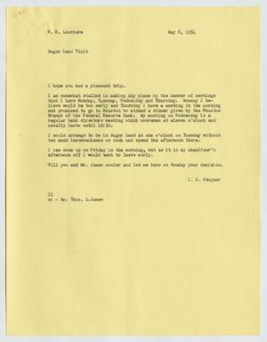 [Letter from Isaac Herbert Kempner to William H. Louviere, May 8, 1954]