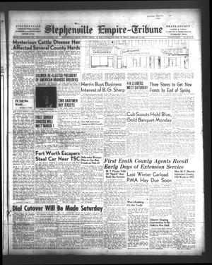 Primary view of object titled 'Stephenville Empire-Tribune (Stephenville, Tex.), Vol. 83, No. 9, Ed. 1 Friday, February 27, 1953'.