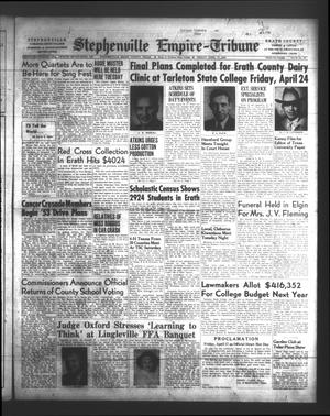 Stephenville Empire-Tribune (Stephenville, Tex.), Vol. 83, No. 15, Ed. 1 Friday, April 17, 1953