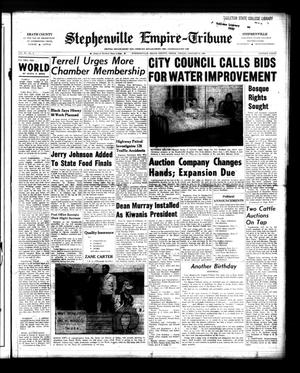 Primary view of object titled 'Stephenville Empire-Tribune (Stephenville, Tex.), Vol. 90, No. 2, Ed. 1 Friday, January 8, 1960'.