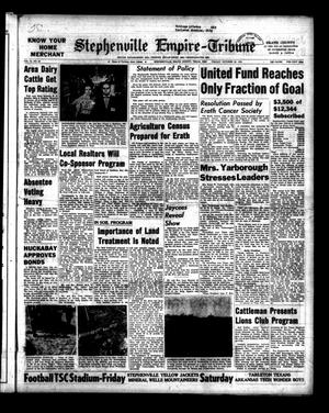 Primary view of object titled 'Stephenville Empire-Tribune (Stephenville, Tex.), Vol. 94, No. 45, Ed. 1 Friday, October 23, 1964'.