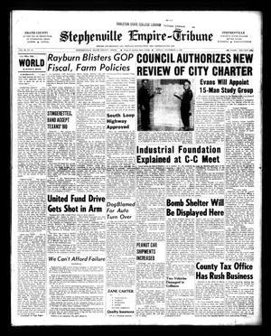 Primary view of object titled 'Stephenville Empire-Tribune (Stephenville, Tex.), Vol. 90, No. 45, Ed. 1 Friday, November 4, 1960'.