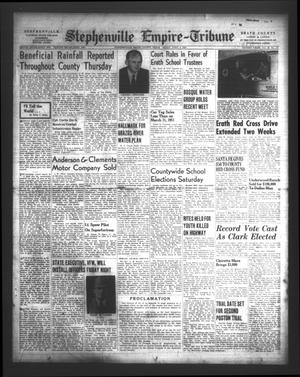 Primary view of Stephenville Empire-Tribune (Stephenville, Tex.), Vol. 82, No. 14, Ed. 1 Friday, April 4, 1952