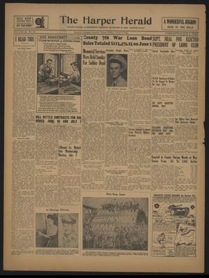 Primary view of object titled 'The Harper Herald (Harper, Tex.), Vol. 30, No. 23, Ed. 1 Friday, June 8, 1945'.