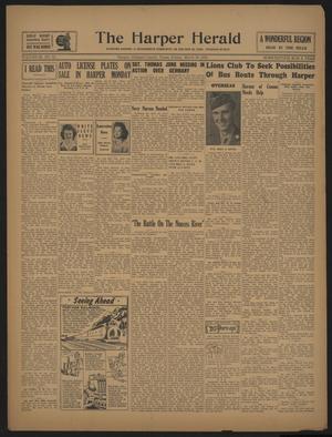 Primary view of object titled 'The Harper Herald (Harper, Tex.), Vol. 30, No. 12, Ed. 1 Friday, March 23, 1945'.