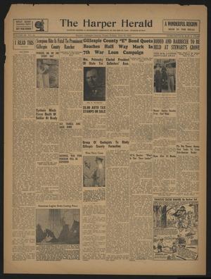 Primary view of object titled 'The Harper Herald (Harper, Tex.), Vol. 30, No. 24, Ed. 1 Friday, June 15, 1945'.