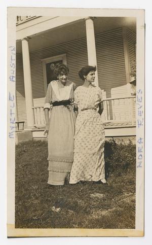 [Photograph of Myrtle Austin Next to Nora Reeves]