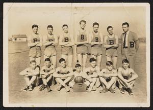 Primary view of object titled '[1933 - 34 Birdville Basketball Team]'.