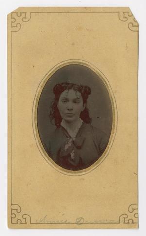 Primary view of object titled '[Annie Duncan Tin Type]'.