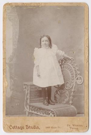 Primary view of object titled '[Portrait of Myrtle Austin - Young Girl]'.