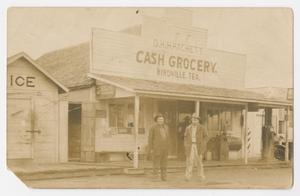 Primary view of object titled '[Photograph of D. H. Hatchett Grocery]'.