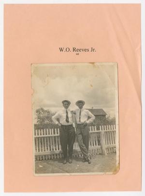 [Photograph of W.O. Reeves Jr. and Man]