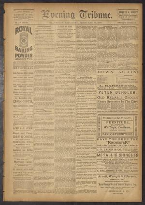 Evening Tribune. (Galveston, Tex.), Vol. 6, No. 137, Ed. 1 Saturday, February 13, 1886