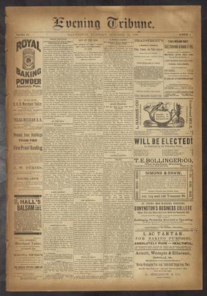 Evening Tribune. (Galveston, Tex.), Vol. 7, No. 31, Ed. 1 Tuesday, October 12, 1886