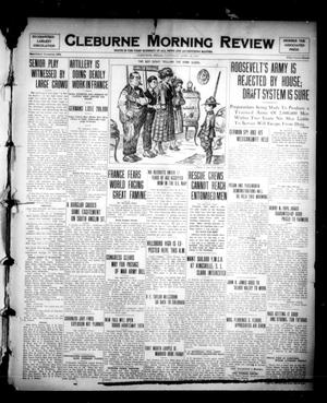 Primary view of object titled 'Cleburne Morning Review (Cleburne, Tex.), Ed. 1 Saturday, April 28, 1917'.