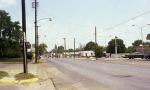 South Elm Street Looking North Towards the Denton Square