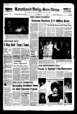 Levelland Daily Sun-News (Levelland, Tex.), Vol. 26, No. 347, Ed. 1 Tuesday, September 12, 1967