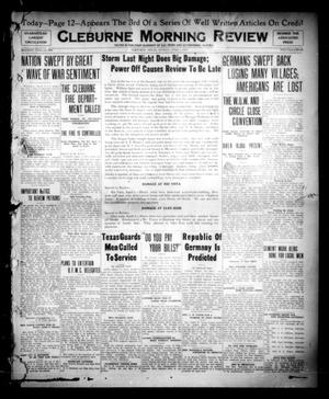 Cleburne Morning Review (Cleburne, Tex.), Ed. 1 Sunday, April 1, 1917