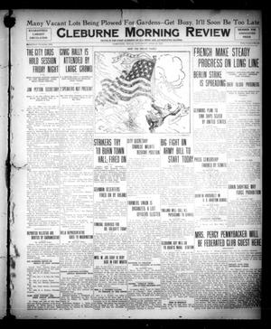 Primary view of object titled 'Cleburne Morning Review (Cleburne, Tex.), Ed. 1 Saturday, April 21, 1917'.
