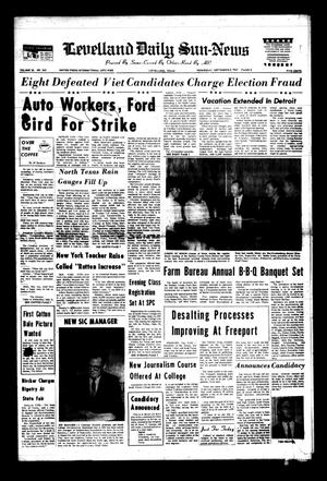 Levelland Daily Sun-News (Levelland, Tex.), Vol. 26, No. 342, Ed. 1 Wednesday, September 6, 1967