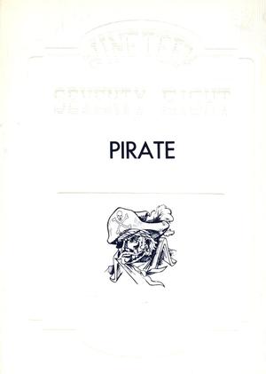 The Pirate, Yearbook of Old Glory High School, 1978