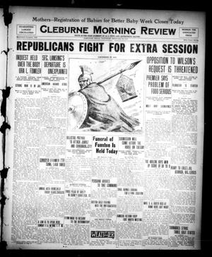 Primary view of object titled 'Cleburne Morning Review (Cleburne, Tex.), Ed. 1 Saturday, February 24, 1917'.