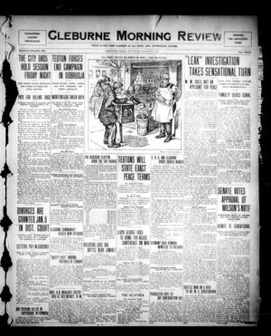 Primary view of object titled 'Cleburne Morning Review (Cleburne, Tex.), Ed. 1 Saturday, January 6, 1917'.