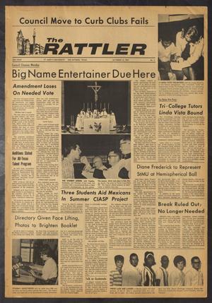 Primary view of object titled 'The Rattler (San Antonio, Tex.), Vol. 50, No. 2, Ed. 1 Friday, October 15, 1965'.