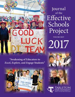 Primary view of object titled 'Journal of the Effective Schools Project, Volume 24, 2017'.