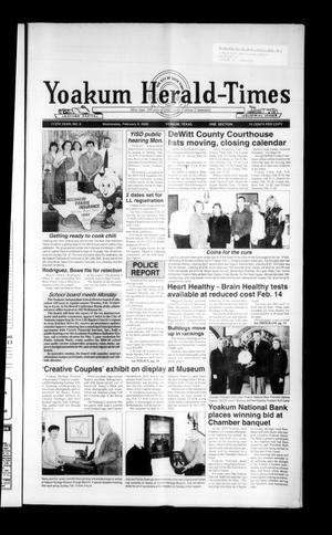 Primary view of object titled 'Yoakum Herald-Times (Yoakum, Tex.), Vol. 113, No. 6, Ed. 1 Wednesday, February 9, 2005'.