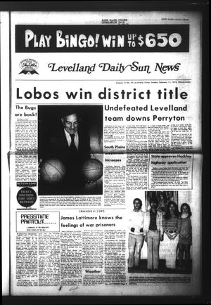 Levelland Daily Sun News (Levelland, Tex.), Vol. 31, No. 93, Ed. 1 Sunday, February 11, 1973