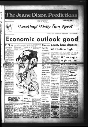 Levelland Daily Sun News (Levelland, Tex.), Vol. 31, No. 68, Ed. 1 Sunday, January 7, 1973