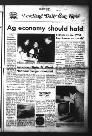 Levelland Daily Sun News (Levelland, Tex.), Vol. 31, No. 99, Ed. 1 Tuesday, February 20, 1973