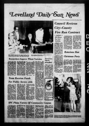 Levelland Daily Sun News (Levelland, Tex.), Vol. 35, No. 57, Ed. 1 Wednesday, December 22, 1976