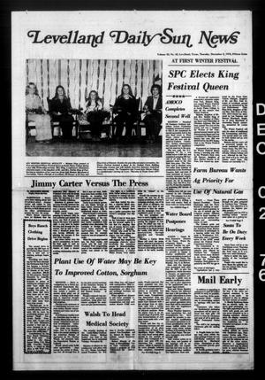 Levelland Daily Sun News (Levelland, Tex.), Vol. 35, No. 43, Ed. 1 Thursday, December 2, 1976