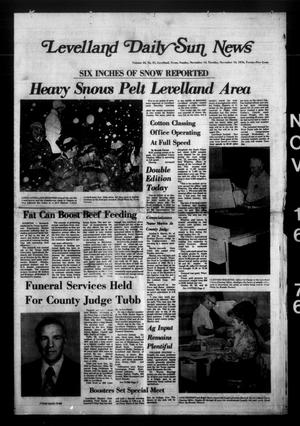Levelland Daily Sun News (Levelland, Tex.), Vol. 35, No. 31, Ed. 1 Tuesday, November 16, 1976