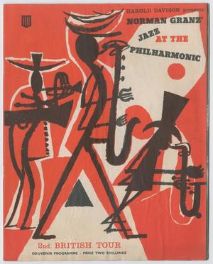 Primary view of object titled 'Norman Granz' Jazz at the Philharmonic, second British tour souvenir program'.