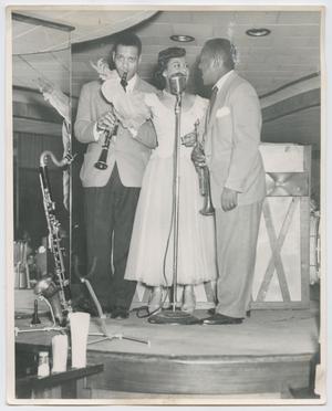Roy Eldridge with clarinetist and vocalist