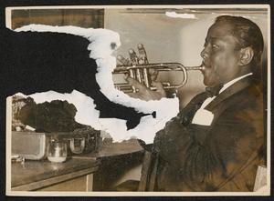 Primary view of object titled 'Roy Eldridge playing the trumpet'.