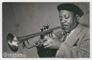 Primary view of object titled 'Autographed photo of Roy Eldridge'.
