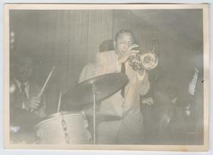 Primary view of object titled 'Roy Eldridge with bass and drums'.