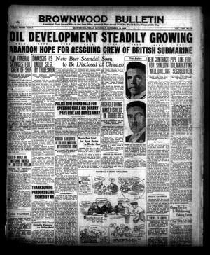 Brownwood Bulletin (Brownwood, Tex.), Vol. 26, No. 27, Ed. 1 Saturday, November 14, 1925