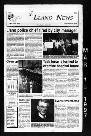 The Llano News (Llano, Tex.), Vol. 109, No. 22, Ed. 1 Thursday, March 13, 1997