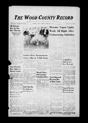 The Wood County Record (Mineola, Tex.), Vol. 24, No. 45, Ed. 1 Tuesday, February 8, 1955