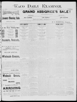 Waco Daily Examiner (Waco, Tex), Vol. 18, No. 63, Ed. 1, Tuesday, January 13, 1885
