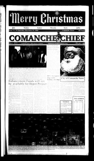 Primary view of object titled 'Comanche Chief (Comanche, Tex.), No. 34, Ed. 1 Thursday, December 21, 2006'.