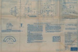 Primary view of object titled 'Outline Winding Data and Specifications for Driving Diesel Fuel Oil Pumps'.