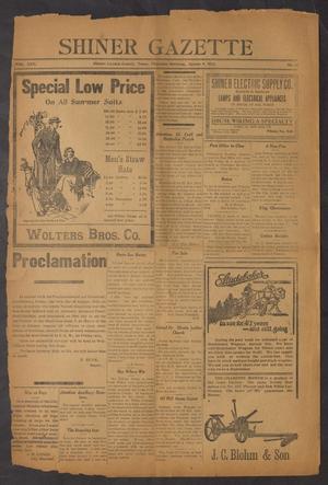 Shiner Gazette (Shiner, Tex.), Vol. 30, No. 43, Ed. 1 Thursday, August 9, 1923