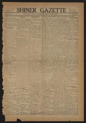 Shiner Gazette (Shiner, Tex.), Vol. 45, No. 17, Ed. 1 Thursday, April 28, 1938