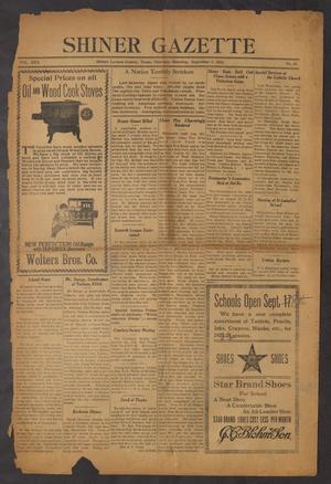 Shiner Gazette (Shiner, Tex.), Vol. 30, No. 47, Ed. 1 Thursday, September 6, 1923